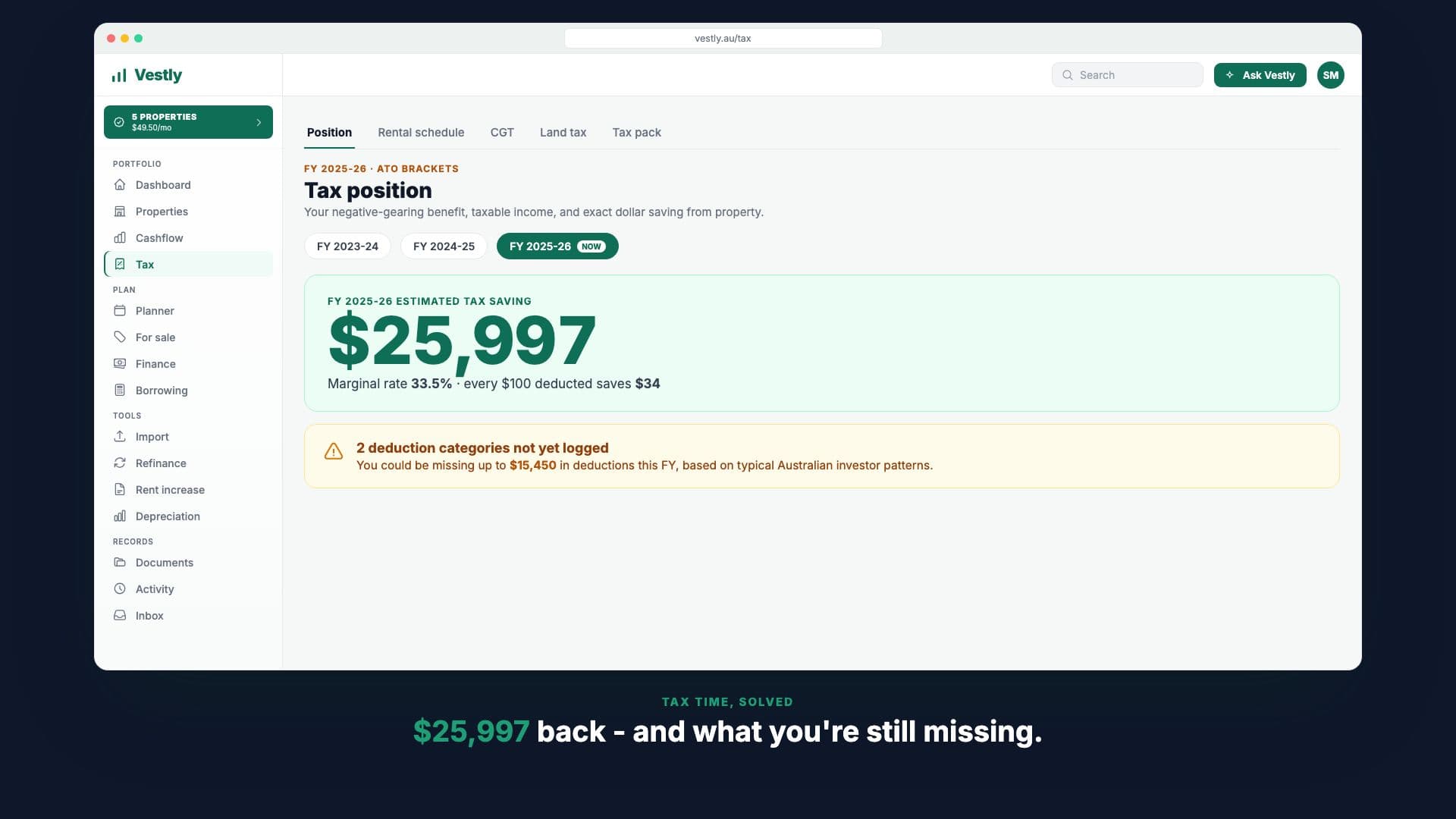 Vestly product demo - click to play